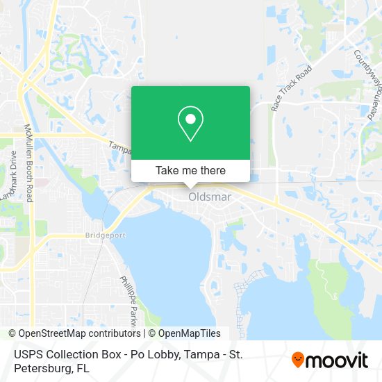 USPS Collection Box - Po Lobby map