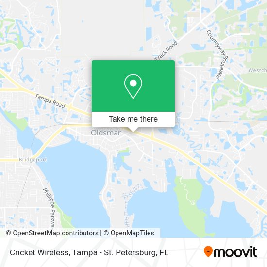 Mapa de Cricket Wireless