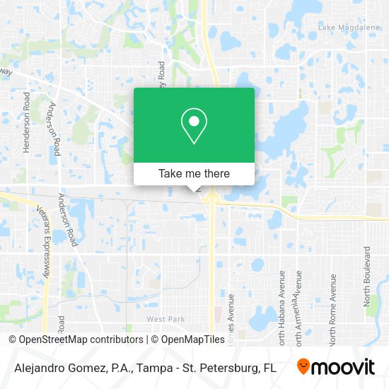 Alejandro Gomez, P.A. map
