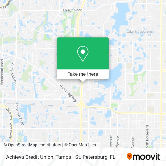 Mapa de Achieva Credit Union