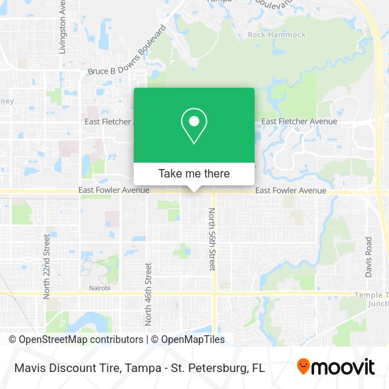 Mapa de Mavis Discount Tire