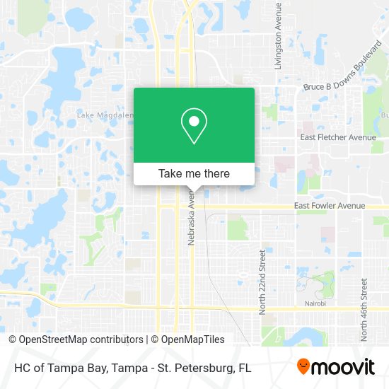 HC of Tampa Bay map