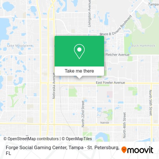 Mapa de Forge Social Gaming Center