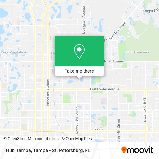 Mapa de Hub Tampa