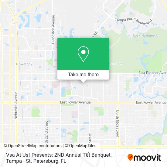 Vsa At Usf Presents: 2ND Annual Tết Banquet map