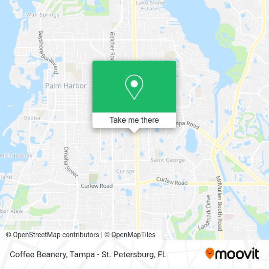 Coffee Beanery map