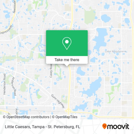 Mapa de Little Caesars