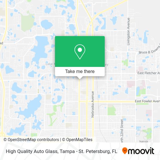 High Quality Auto Glass map