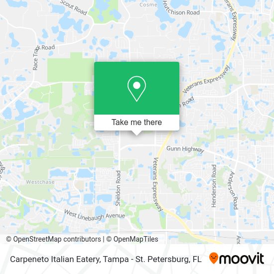 Mapa de Carpeneto Italian Eatery