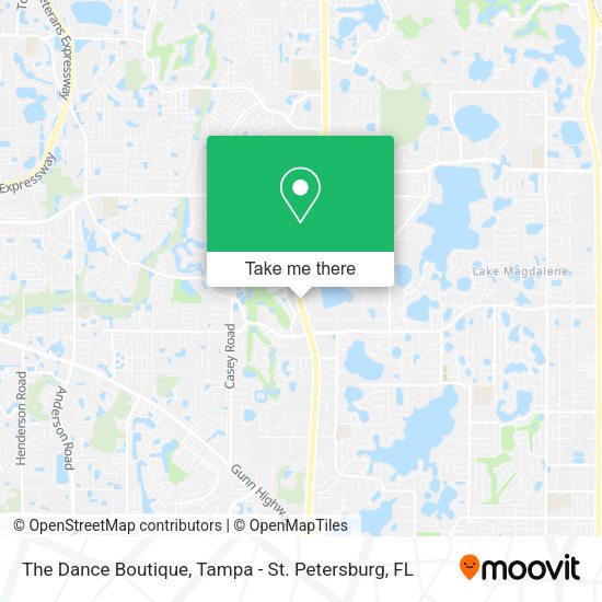 The Dance Boutique map