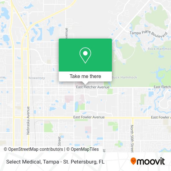 Select Medical map