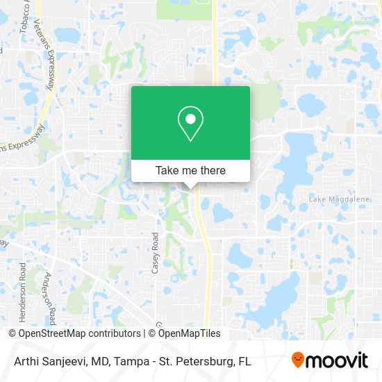 Arthi Sanjeevi, MD map
