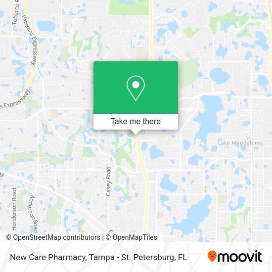 Mapa de New Care Pharmacy