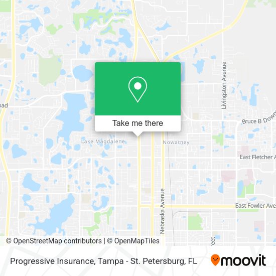Progressive Insurance map