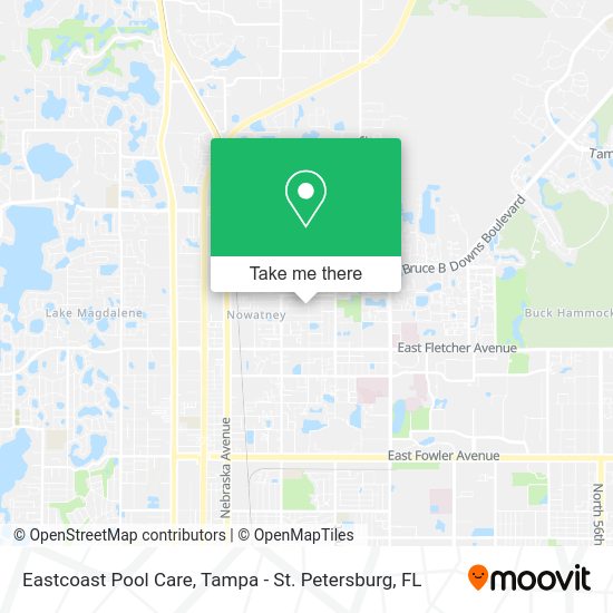Eastcoast Pool Care map