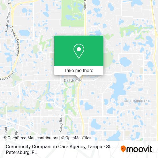 Community Companion Care Agency map