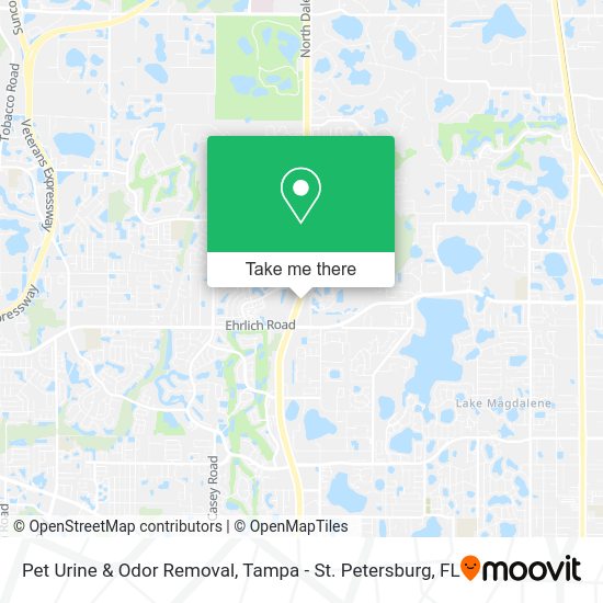 Mapa de Pet Urine & Odor Removal