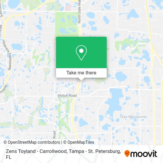 Mapa de Zens Toyland - Carrollwood