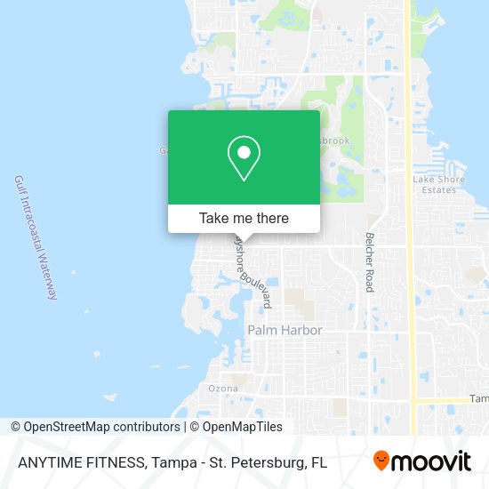 ANYTIME FITNESS map