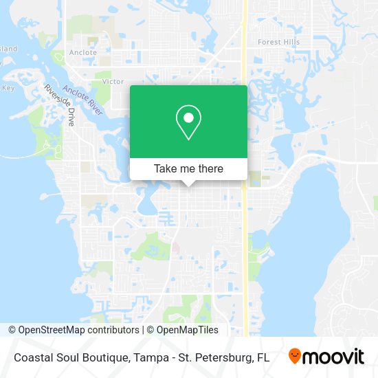 Coastal Soul Boutique map
