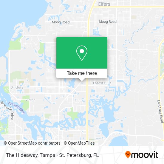 The Hideaway map