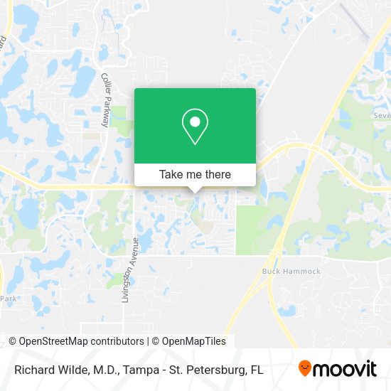 Richard Wilde, M.D. map