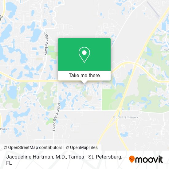 Jacqueline Hartman, M.D. map