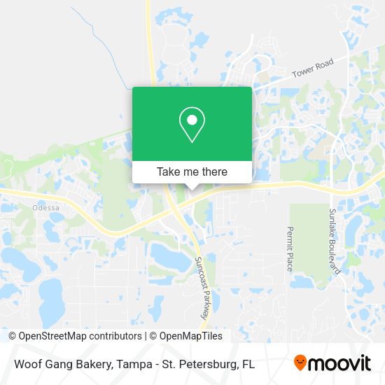 Mapa de Woof Gang Bakery