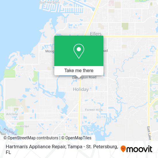 Mapa de Hartman's Appliance Repair