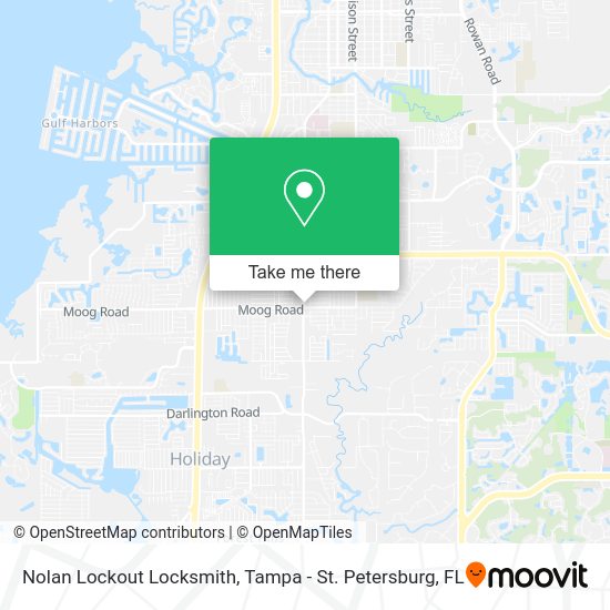 Nolan Lockout Locksmith map