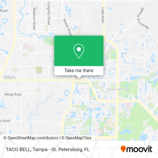 TACO BELL map