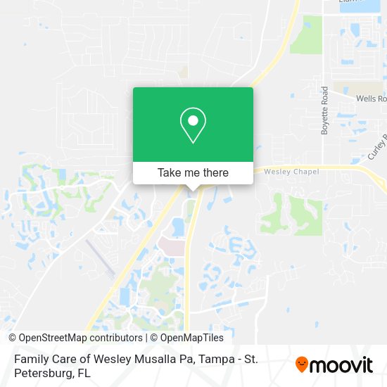 Family Care of Wesley Musalla Pa map