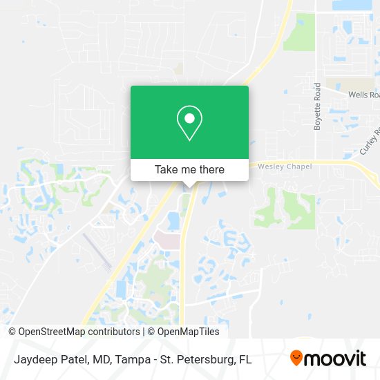 Jaydeep Patel, MD map