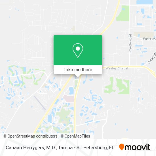 Canaan Herrygers, M.D. map