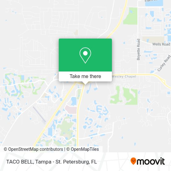 TACO BELL map