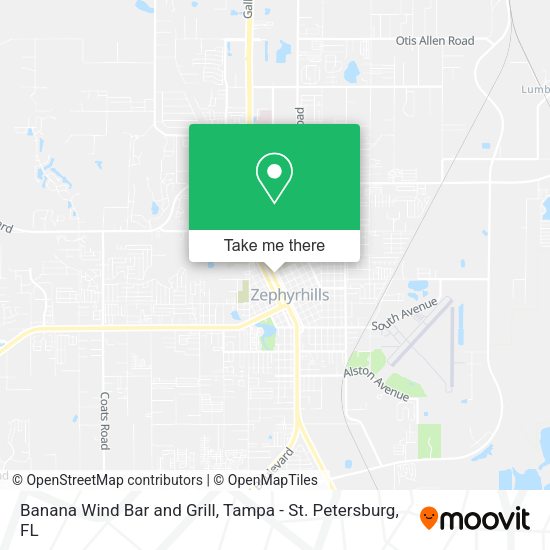 Banana Wind Bar and Grill map