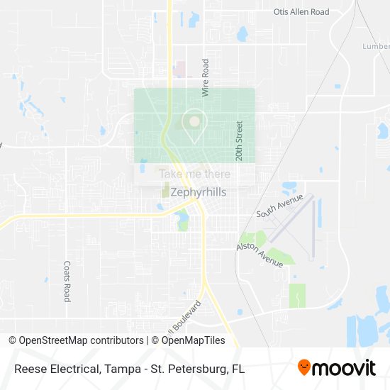Reese Electrical map