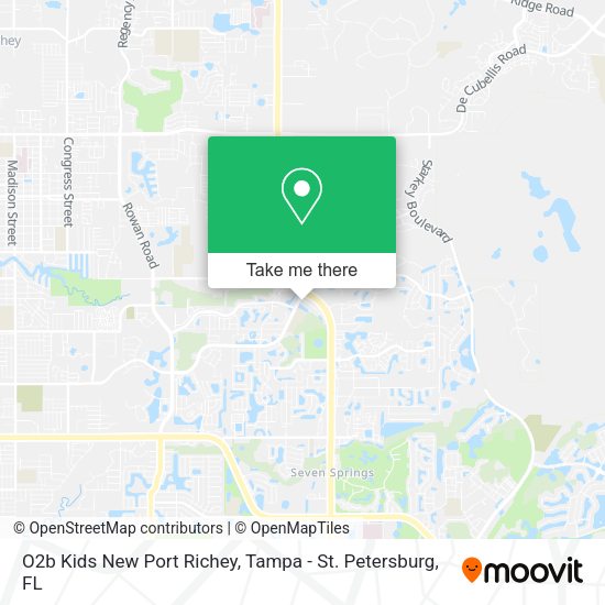 O2b Kids New Port Richey map