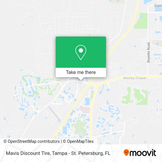 Mapa de Mavis Discount Tire