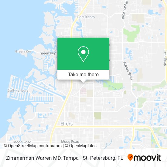Zimmerman Warren MD map