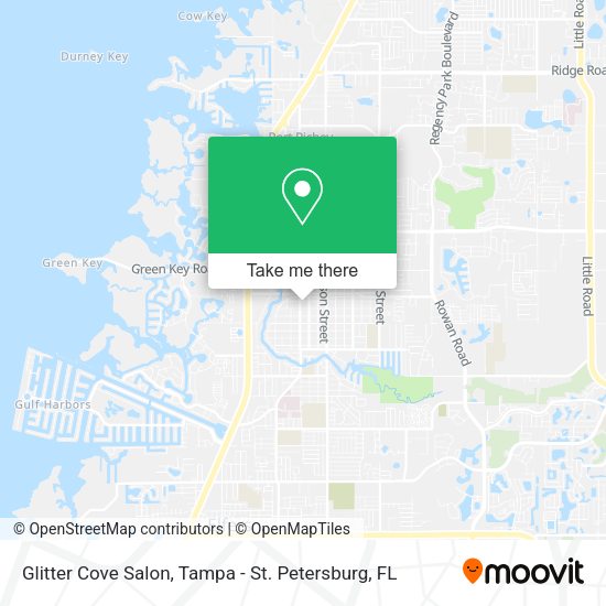 Mapa de Glitter Cove Salon