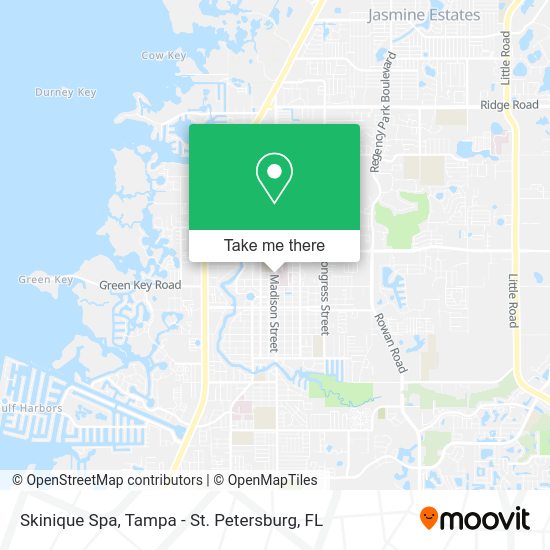 Skinique Spa map