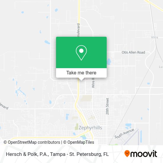 Mapa de Hersch & Polk, P.A.