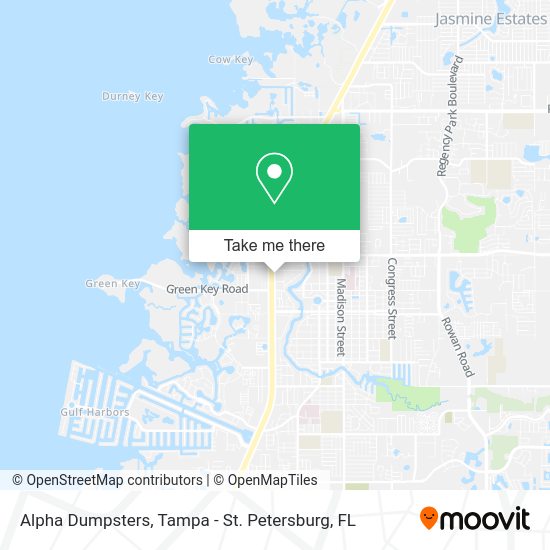 Alpha Dumpsters map