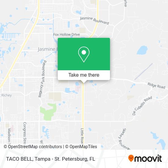 TACO BELL map
