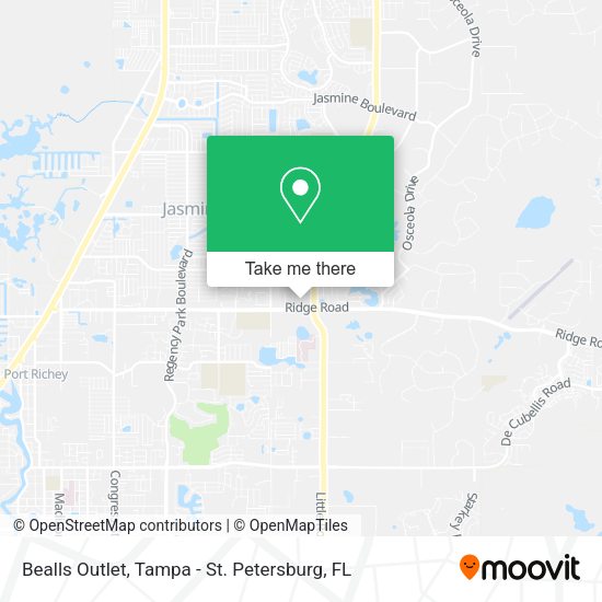 Bealls Outlet map