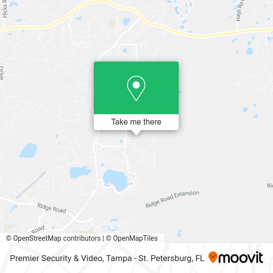 Mapa de Premier Security & Video