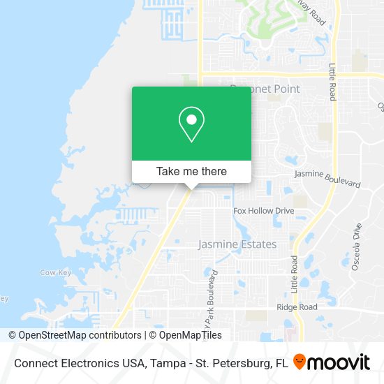 Connect Electronics USA map