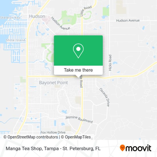 Manga Tea Shop map