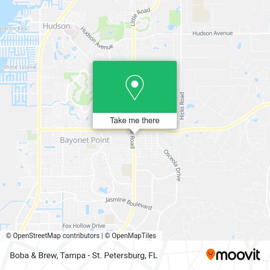 Boba & Brew map